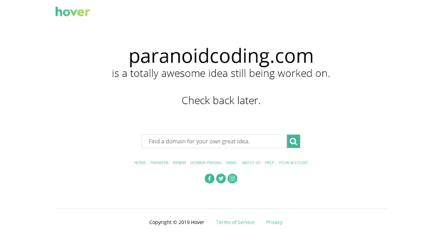 paranoidcoding.com