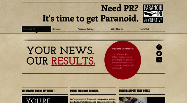 paranoidpr.com