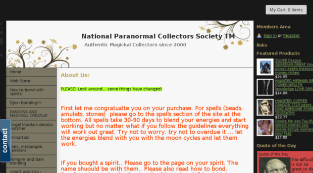 paranormal-collectors-society.com