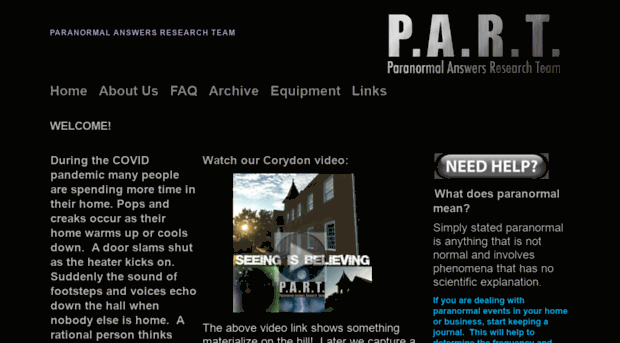 paranormalanswersresearchteam.com