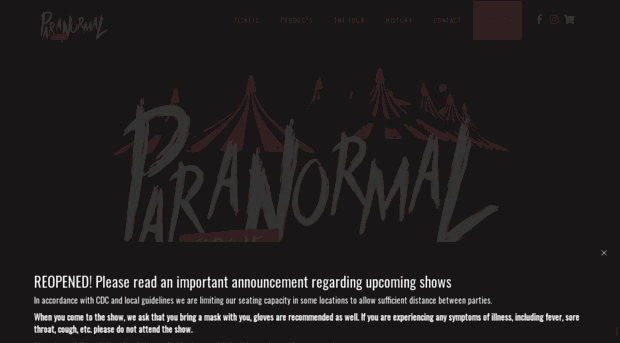 paranormalcircus.com