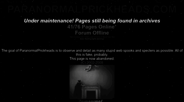 paranormalprickheads.com