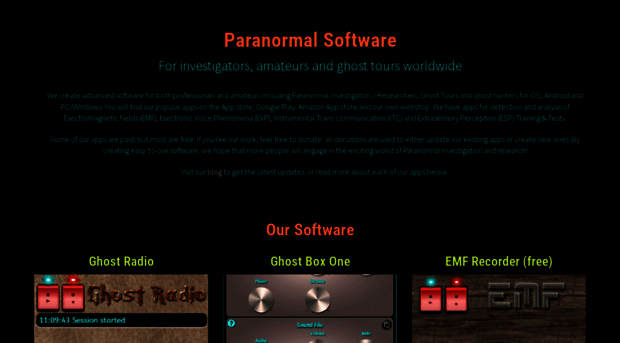 paranormalsoftware.com