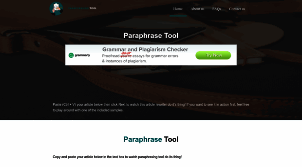 paraphrase-tool.org