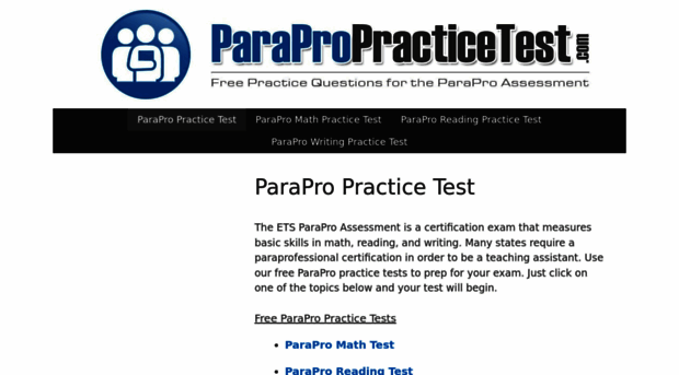 parapropracticetest.com