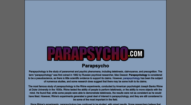 parapsycho.com