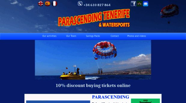 parascendingtenerife.com