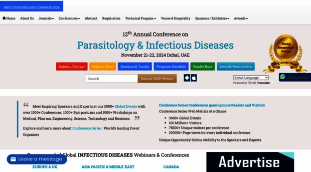 parasitology.infectiousconferences.com