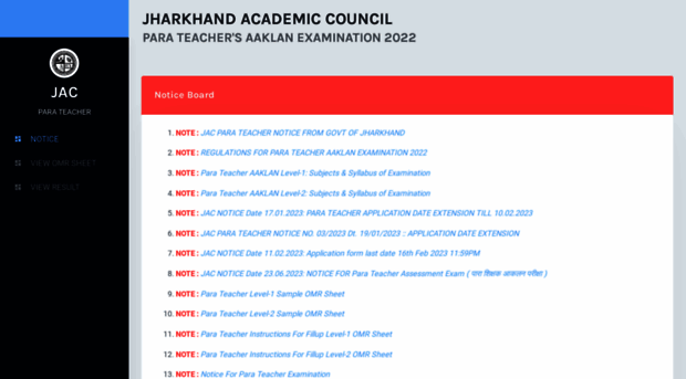 paratcr2022.jac-exam-portal.com