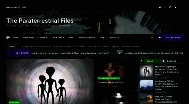 paraterrestrialfiles.com