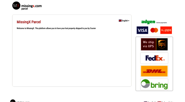 parcel.missingx.com