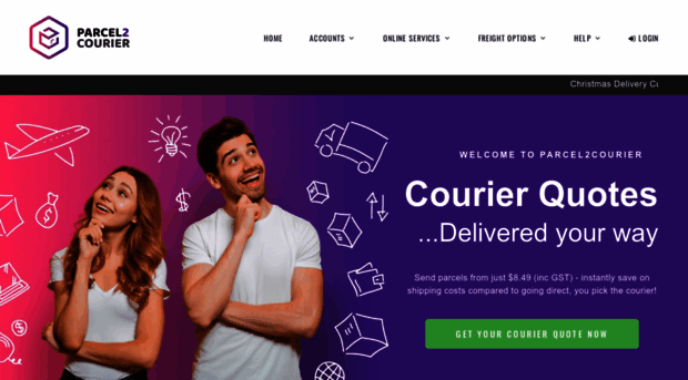 parcel2courier.com