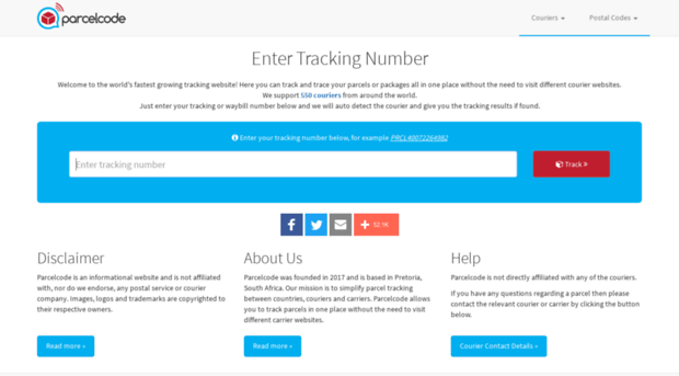 parcelcode.com