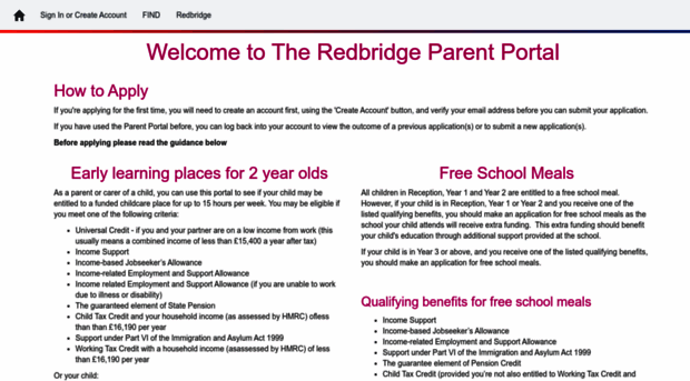 parentportal.redbridge.gov.uk