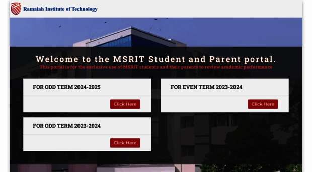 parents.msrit.edu