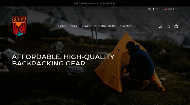 pariaoutdoorproducts.com