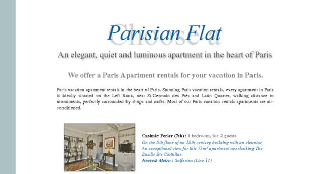 parisianflat.com