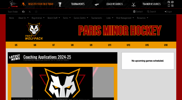 parisminorhockey.com