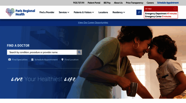 parisregionalhealth.com