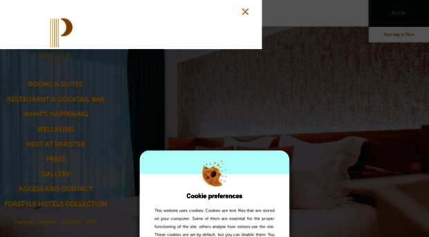 paristerhotel.com