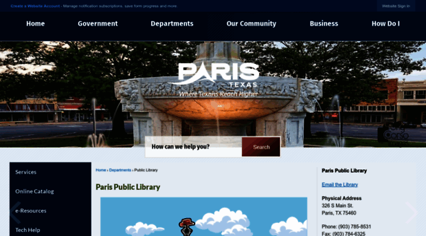 paristexaslibrary.com