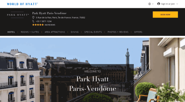 parisvendome.park.hyatt.com