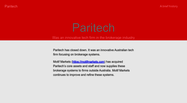 paritech.com