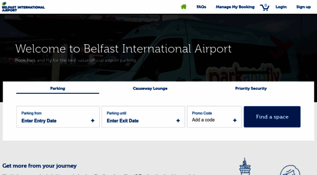 parkandfly-belfastairport.com