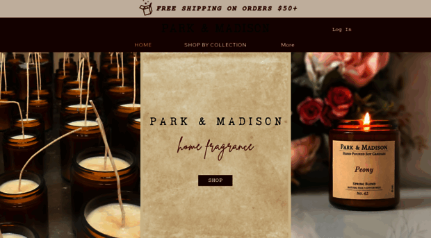 parkandmadisoncandles.com