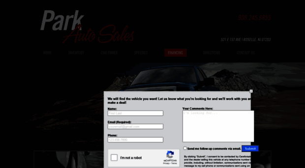 parkautosales.net