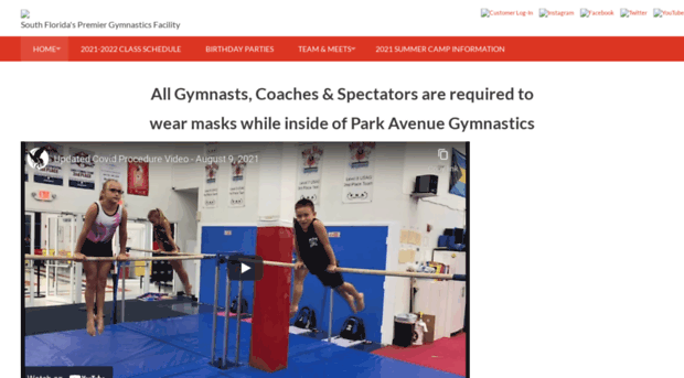 parkavenuegymnastics.com