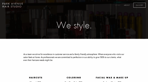 parkavenuehairstudio.com