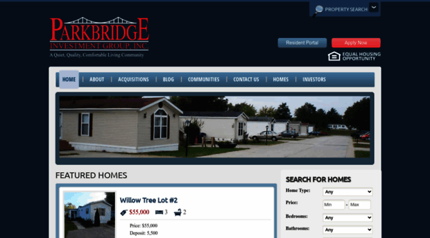 parkbridgehomes.com