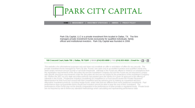 parkcitycap.com