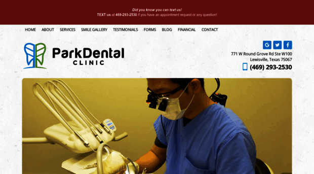 parkdentalclinic.com