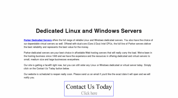 parkerdedicatedservers.com