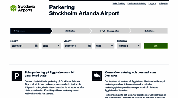parkering.arlandaairport.se
