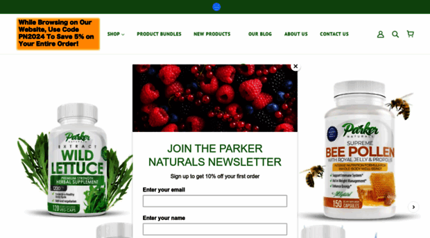 parkernaturals.com