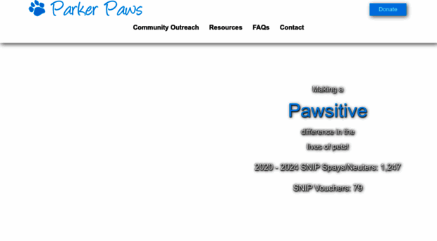 parkerpaws.org
