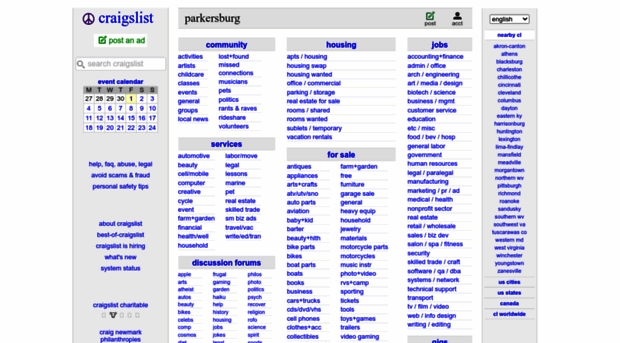 parkersburg.craigslist.org