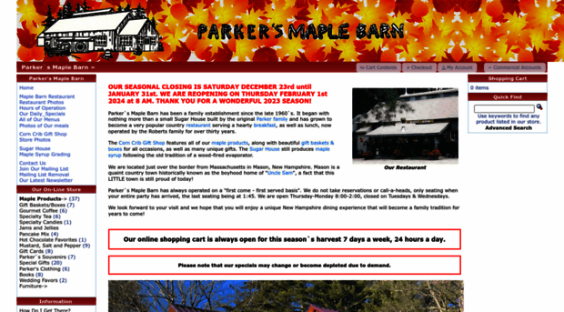 parkersmaplebarn.com