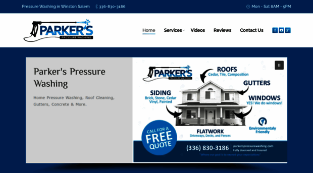 parkerspressurewashing.com