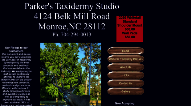 parkerstaxidermy.com