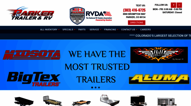 parkertrailers.com