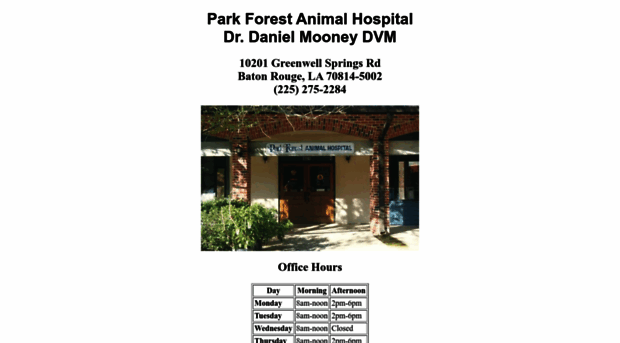 parkforestanimal.com