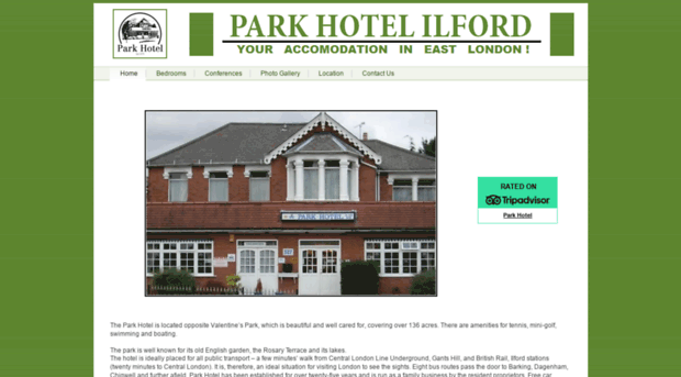 parkhotelilford.com