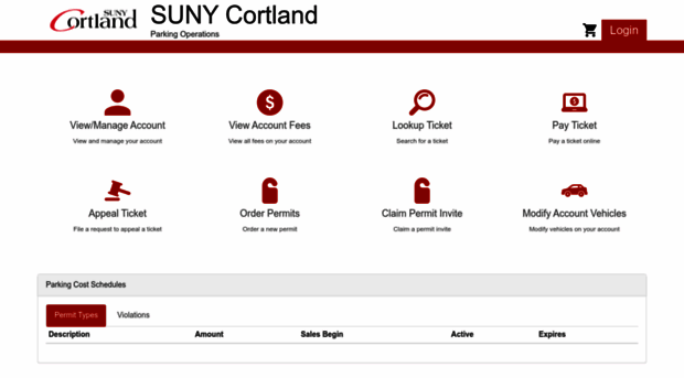 parking.cortland.edu