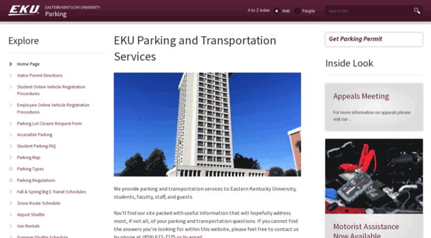 parking.eku.edu