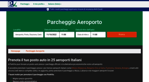 parkingaeroporto.it