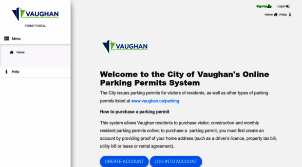 parkingpermit.vaughan.ca